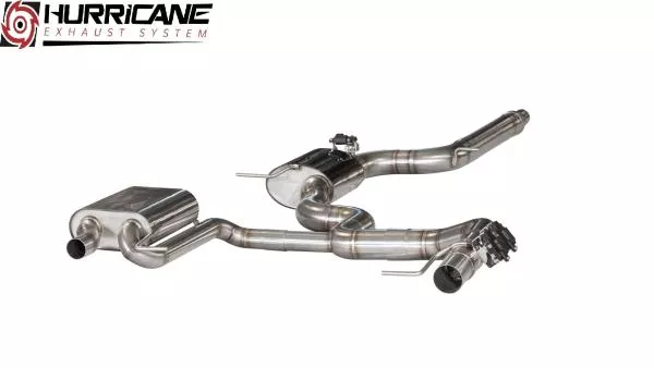 Hurricane Exhaust 3.5" ECE Klappenanlage für Seat Leon Cupra ST 265 FWD 5F V3